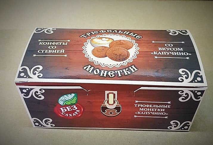  Трюфельные монетки вкус "Капучино" 170г в Кашире