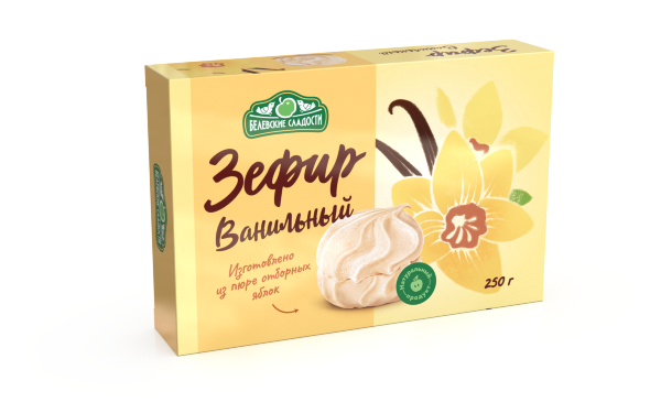 №2 Зефир белевский "Ванильный" 250г в Кашире