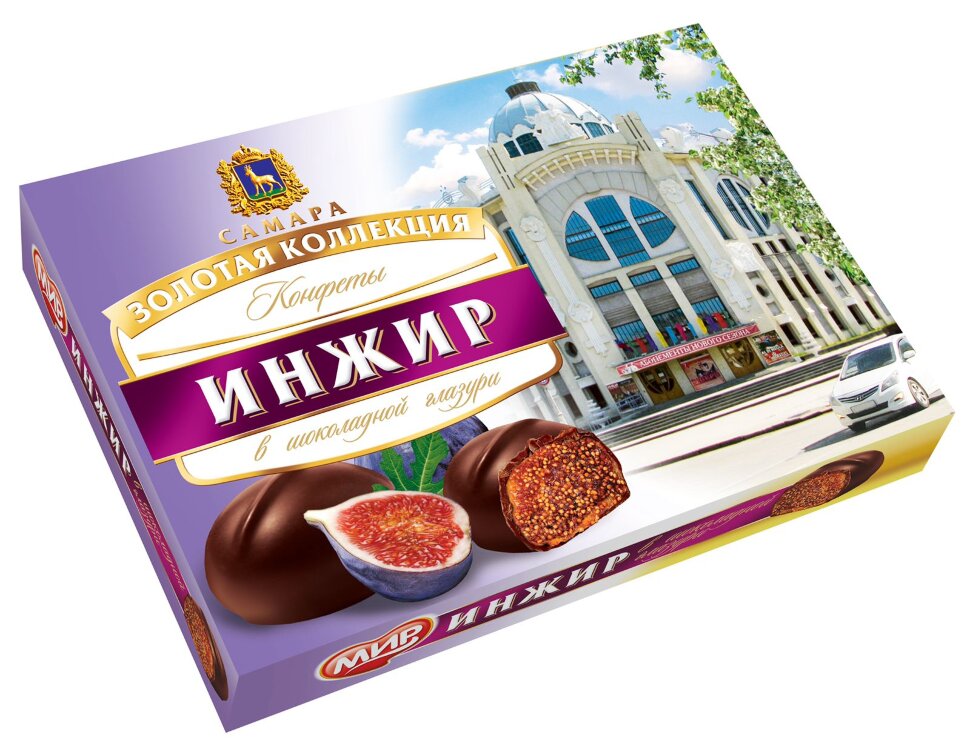  КФ МИР Инжир в шоколадной глазури 160г в Кашире